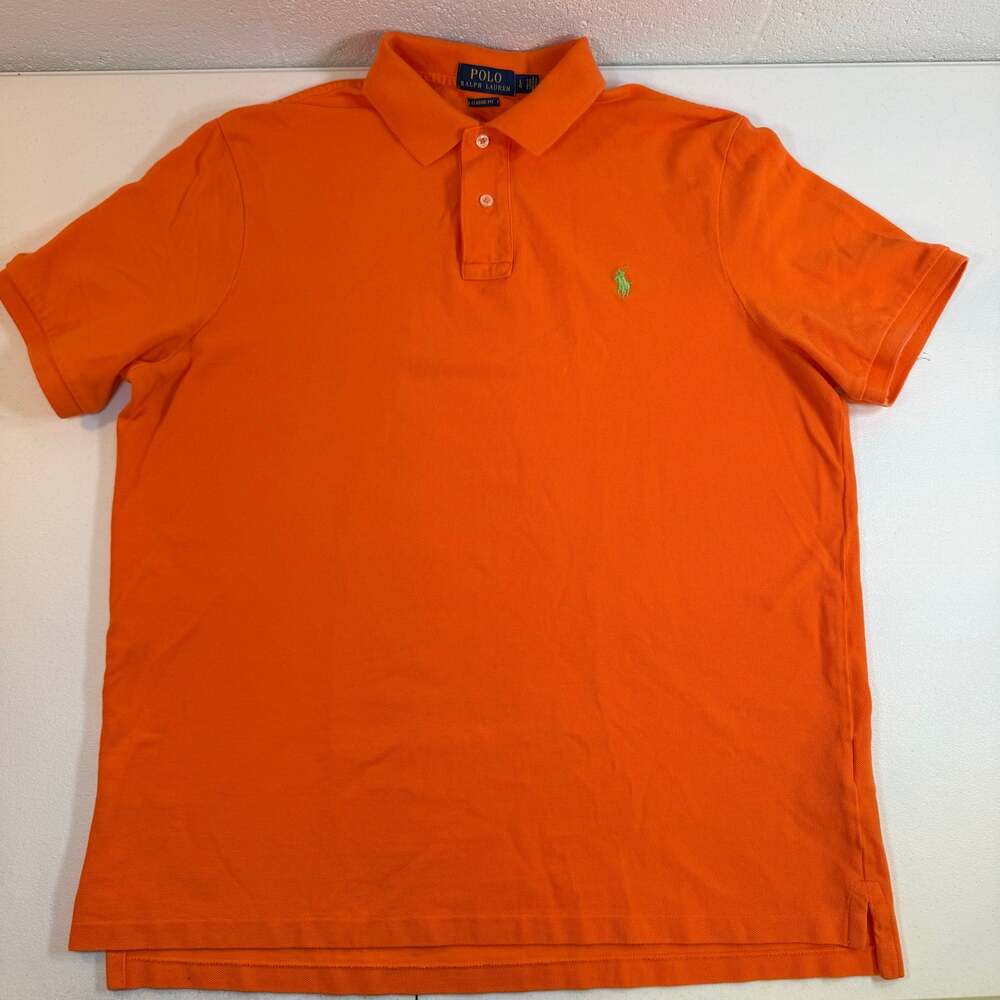 Polo Ralph Lauren Men’s preppy Classic Fit Polo Golf Shirt Green Pony Logo